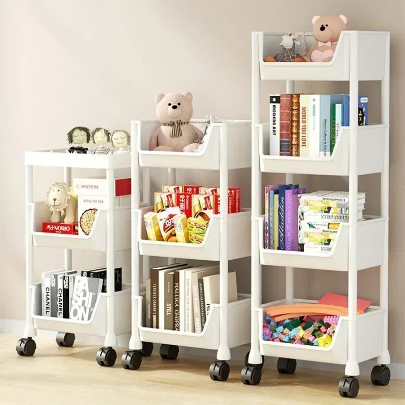 Home Goods Bathroom Cabinets - NEW Kitchen Storage Trolley Bookshelf Slit
