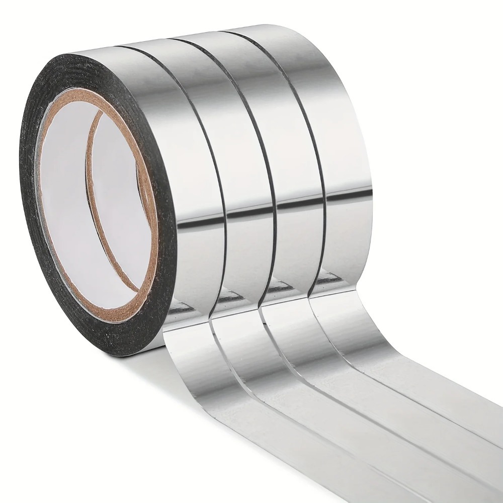 Home Theater Bathroom - Silvery Metallic Mirror Tape,Art Self-Adhesive Decorative