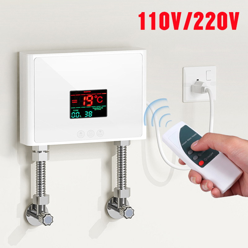 Home One Bathroom - 110V/220V Instant Water Heater 3000W/5500W Wall-Mounted