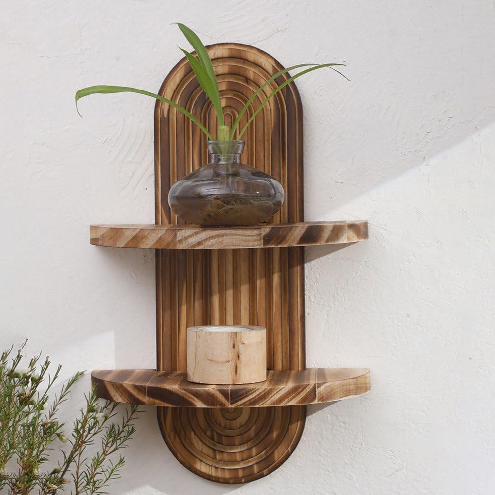 Home Bathroom Shelf - Bohemian Rainbow Hanging Wall Shelf 2