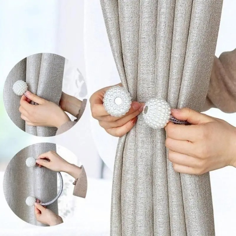 1/2PCS Pearl Magnetic Curtain  - Home Bathroom Equipment recension och pris