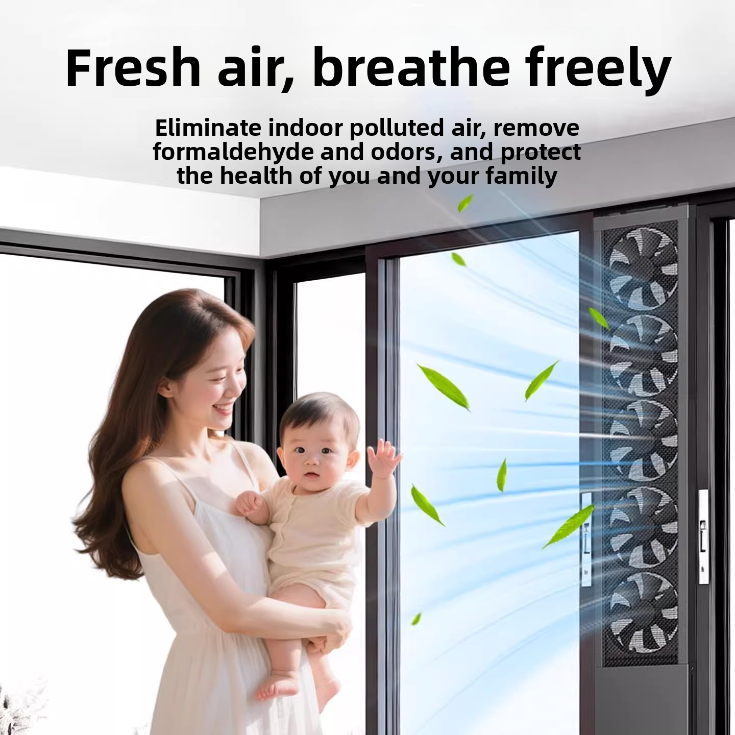 Window Exhaust Fan No Drilling - Home Bathroom Fan recension och pris