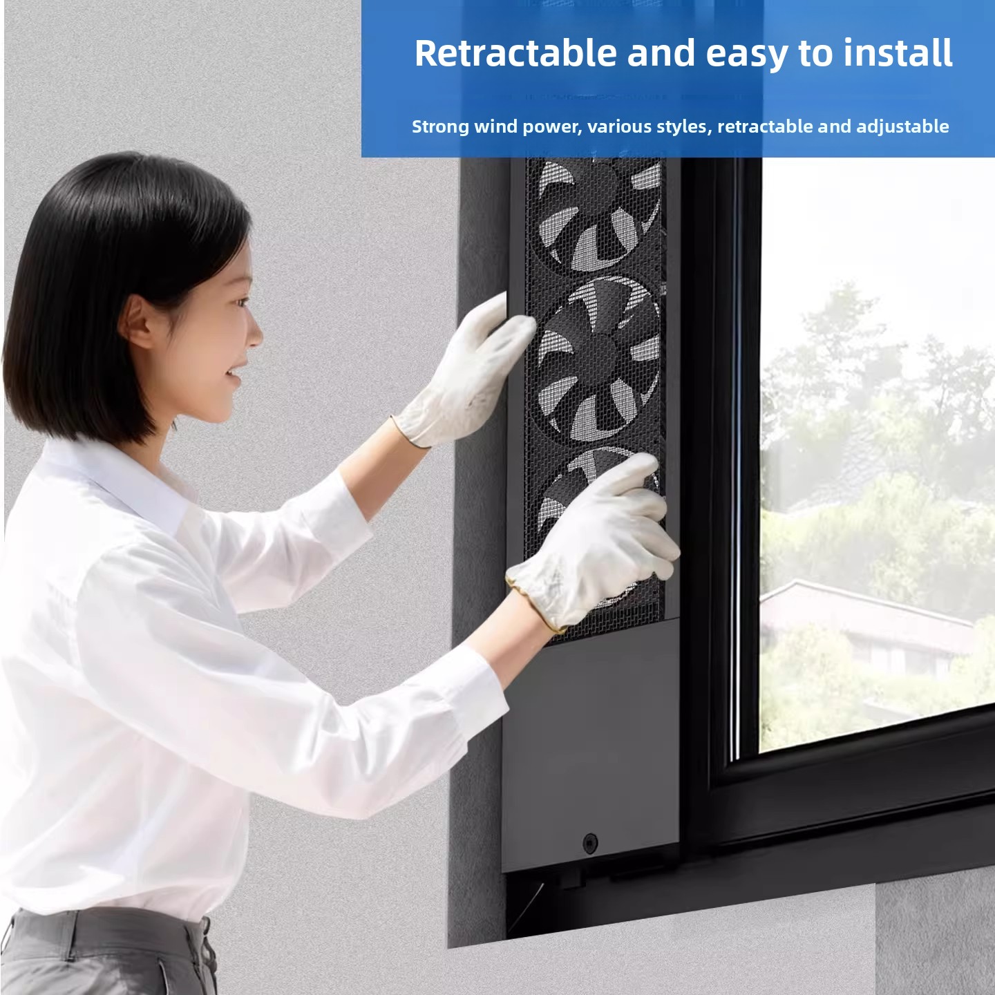 Window Exhaust Fan No Drilling - Home Bathroom Fan recension och pris