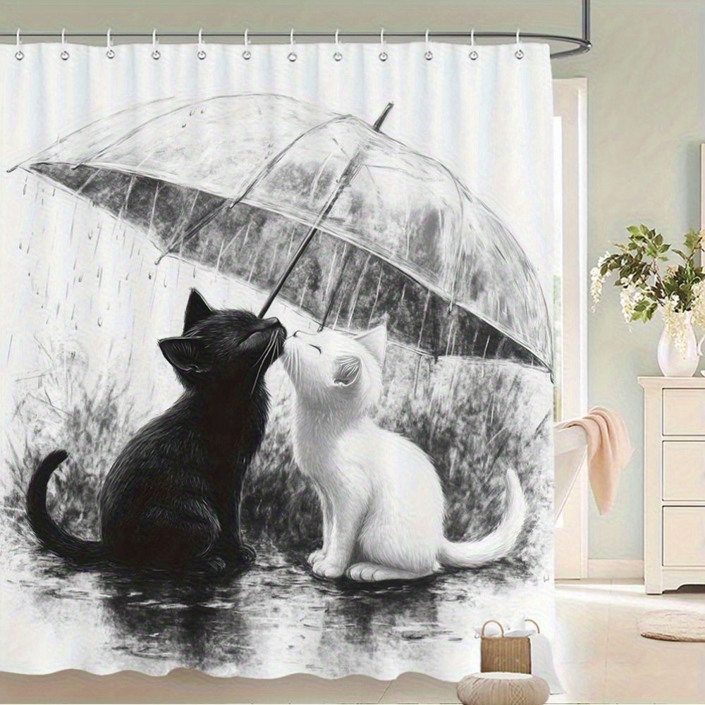 Waterproof Bathroom Shower Cur - Home Bathroom Tiles Design recension och pris