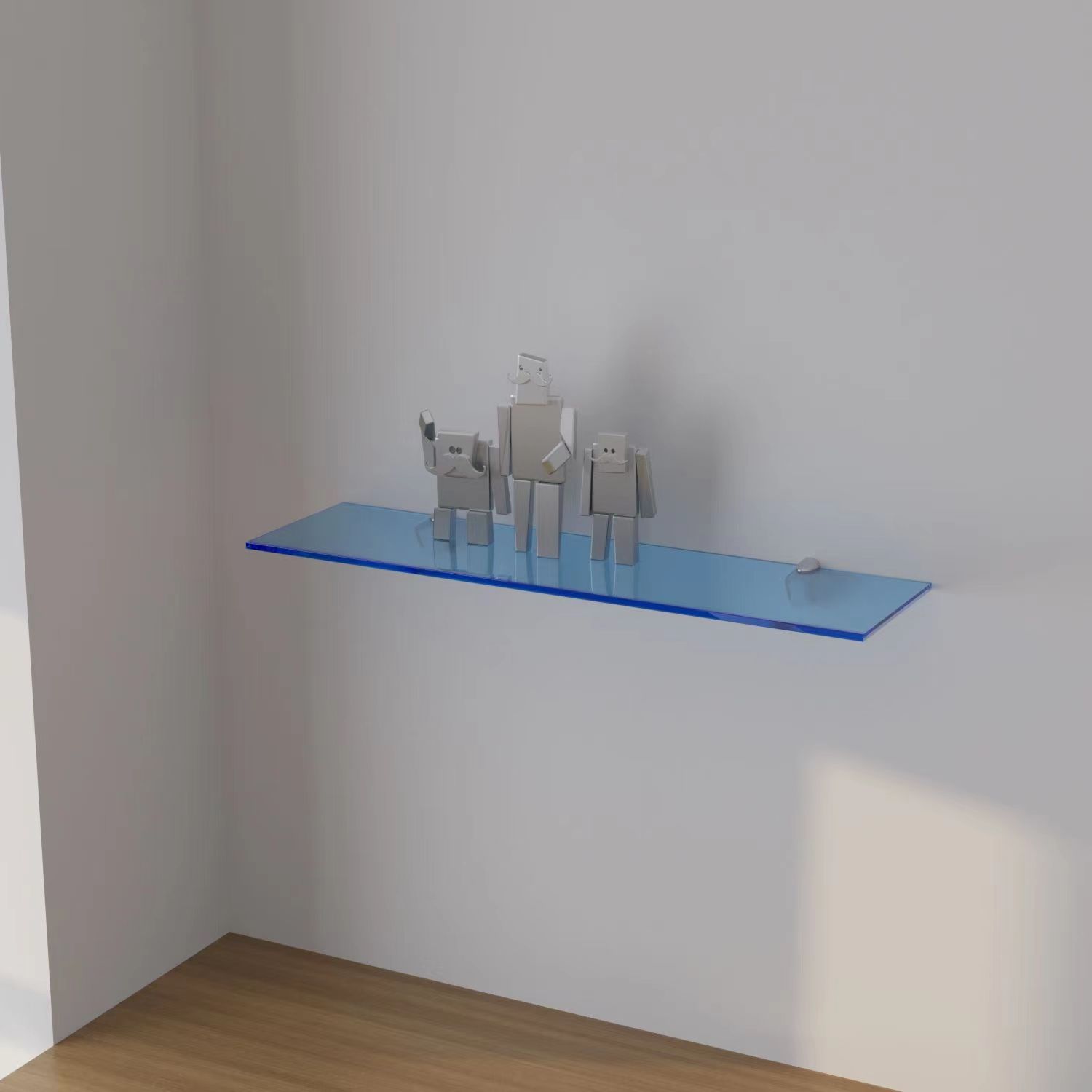 Perforated Acrylic Shelf for L - Home Bathroom Shelf recension och pris