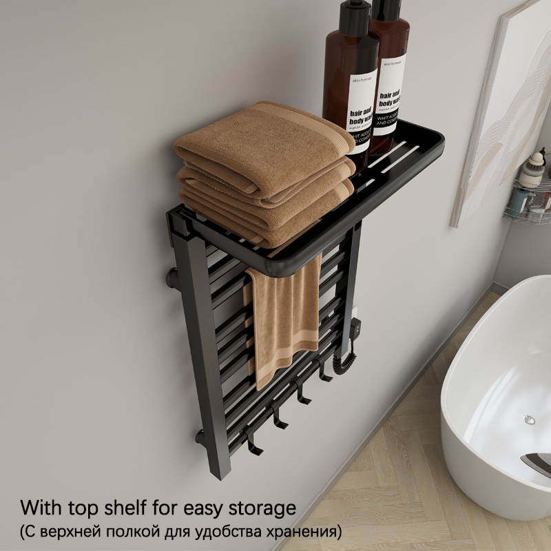 Bathroom Electric Heated Towel - Home Bathroom Shelf recension och pris