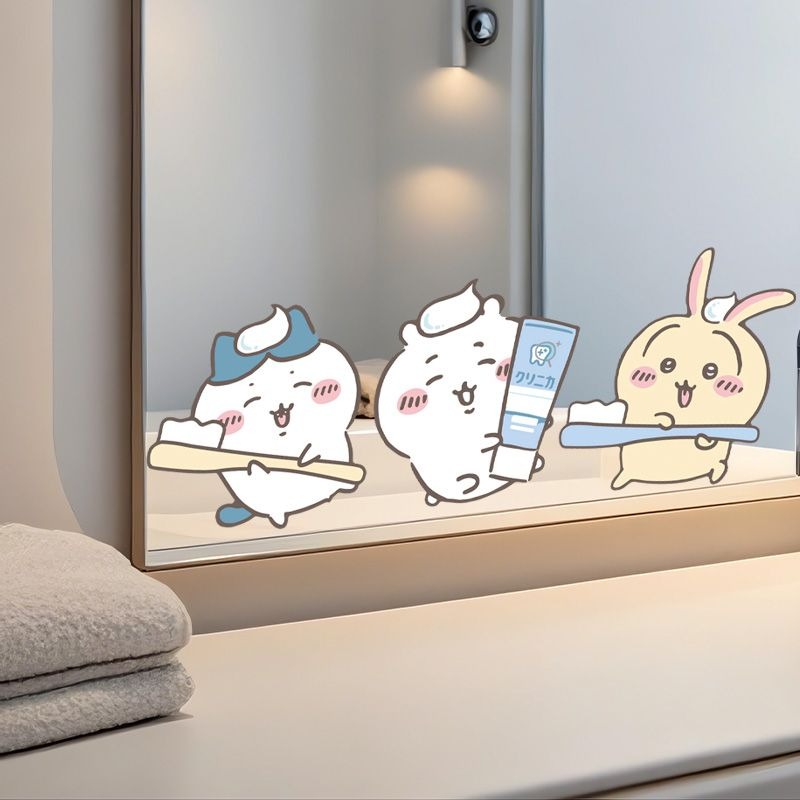 Hot Chiikawa Mirror Stickers S - Home One Bathroom recension och pris