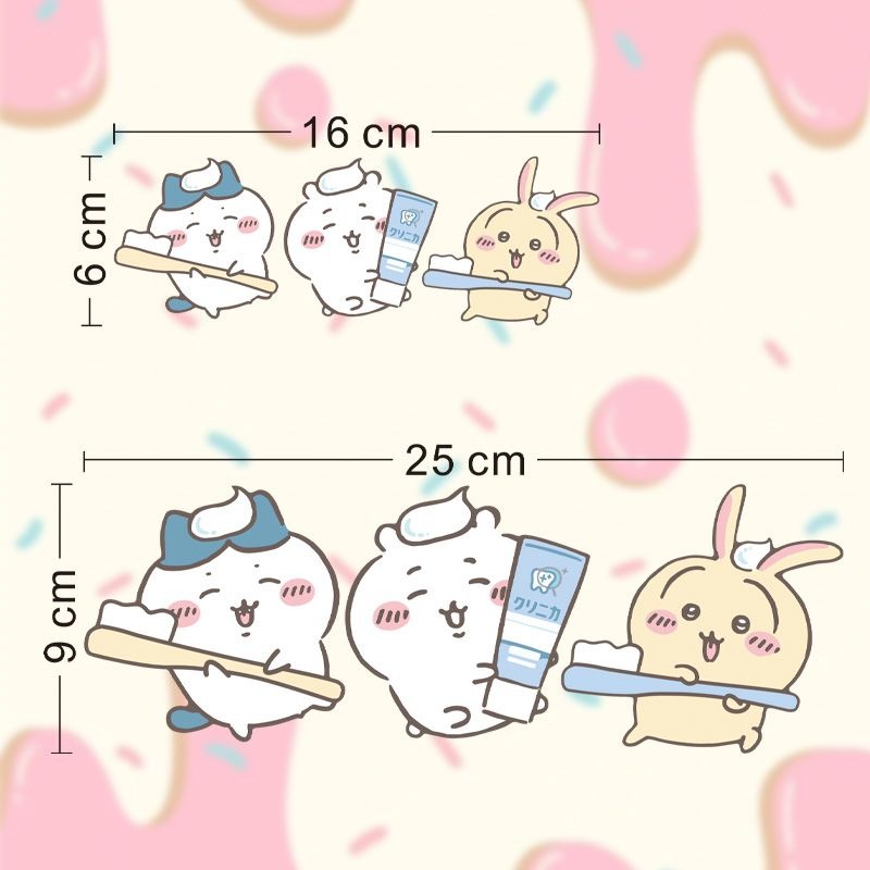 Hot Chiikawa Mirror Stickers S - Home One Bathroom recension och pris