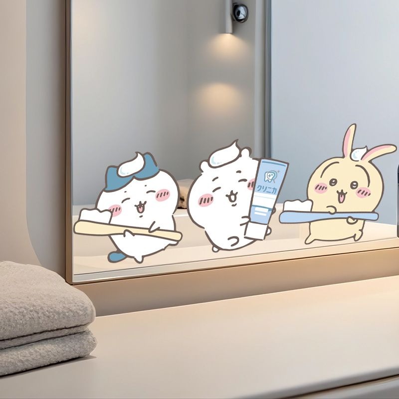 Hot Chiikawa Mirror Stickers S - Home One Bathroom recension och pris