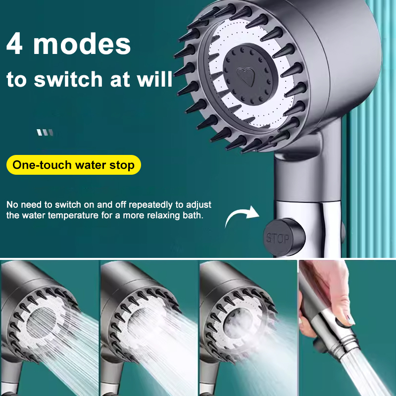 3 Modes Shower Head High Press - Home Bathroom Taps recension och pris