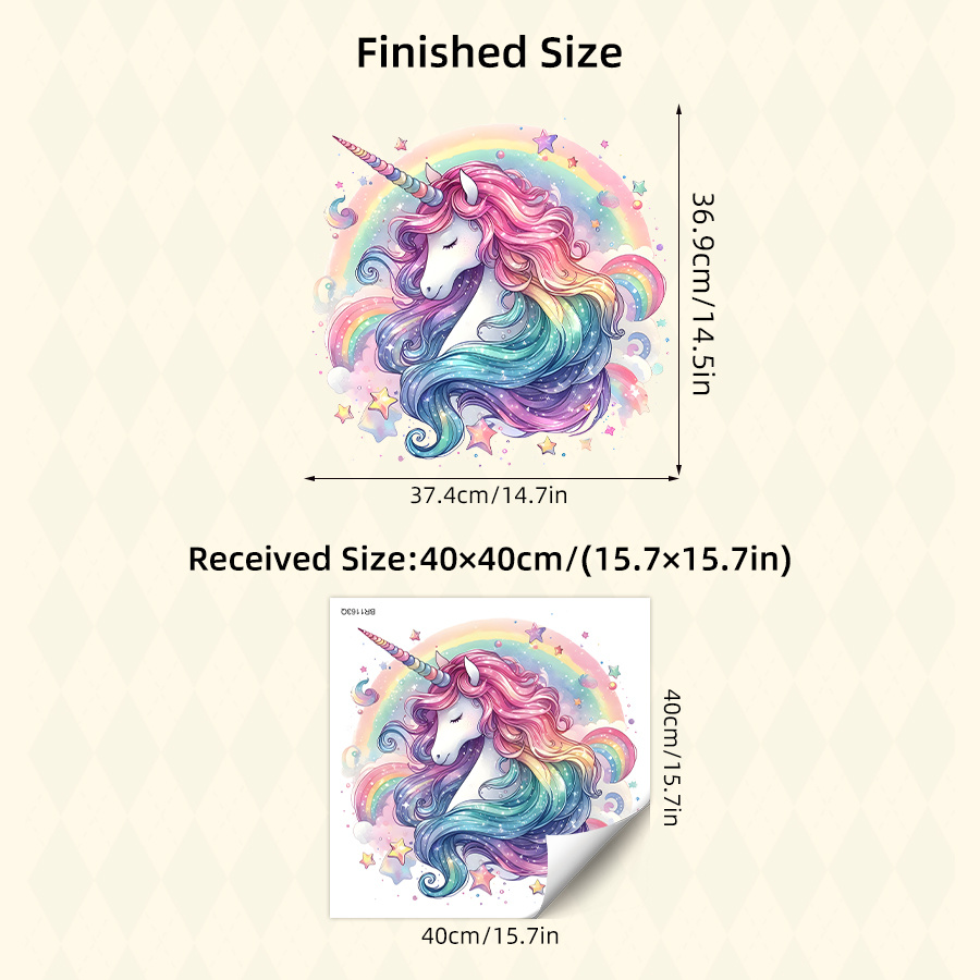 1Pc Charming Unicorn and Rainb - Home One Bathroom recension och pris