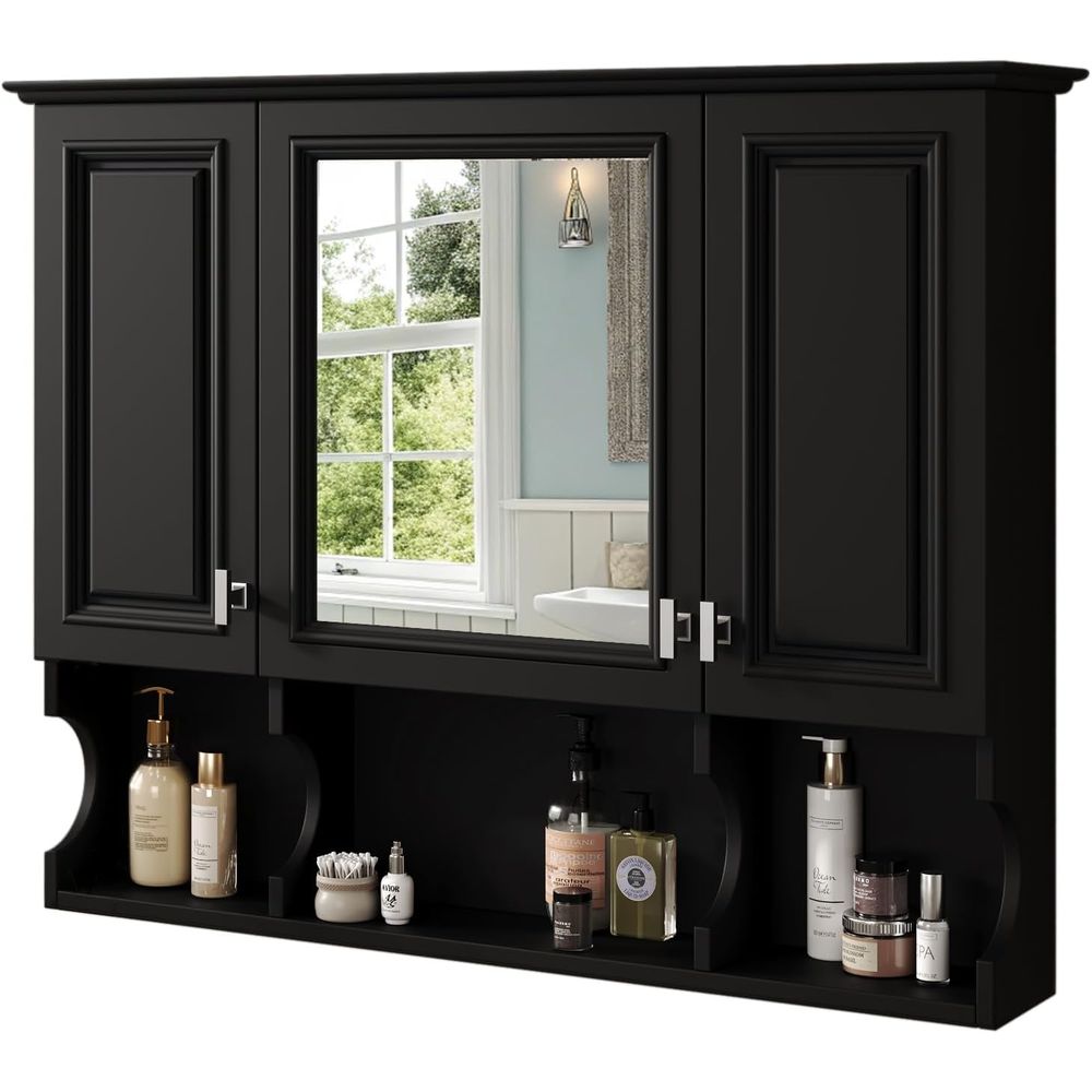 Bathroom Wall Cabinet with Mir - Home Bathroom Shelf recension och pris