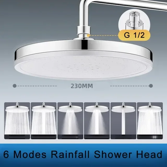 New 6 Modes Big Panel Large Fl - Home Bathroom Taps recension och pris