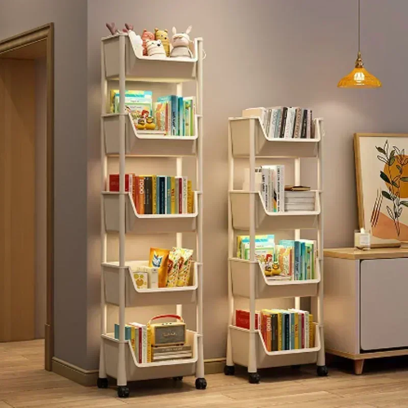 Trolley Bookshelf Kitchen Stor - Home Goods Bathroom Cabinets recension och pris