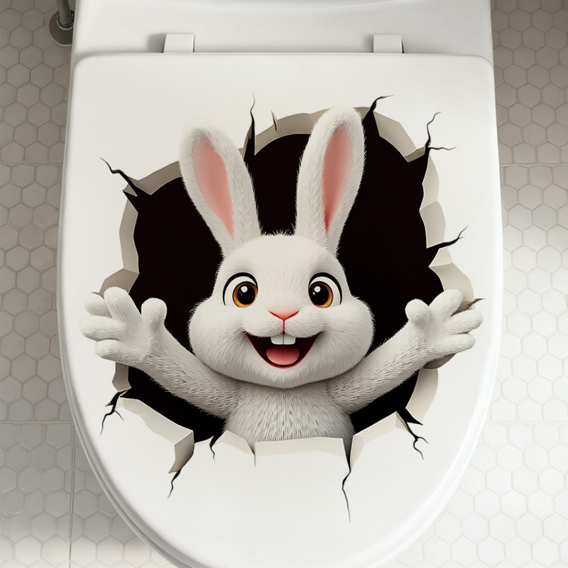 2D Flat 1-Piece Fun Animal-The - Home Bathroom Tiles Design recension och pris