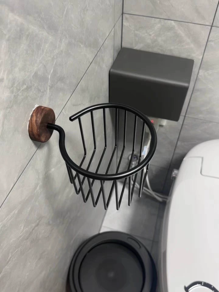 Solid Wood Tissue Holder No Dr - Home Bathroom Paper Towel Dispenser recension och pris