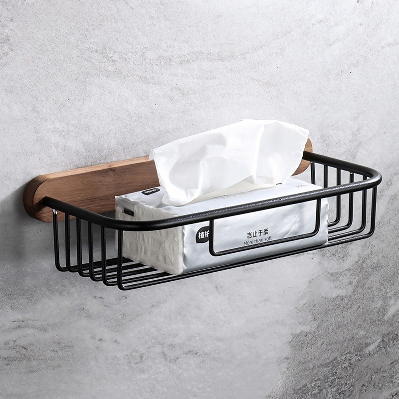 Solid Wood Tissue Holder No Dr - Home Bathroom Paper Towel Dispenser recension och pris