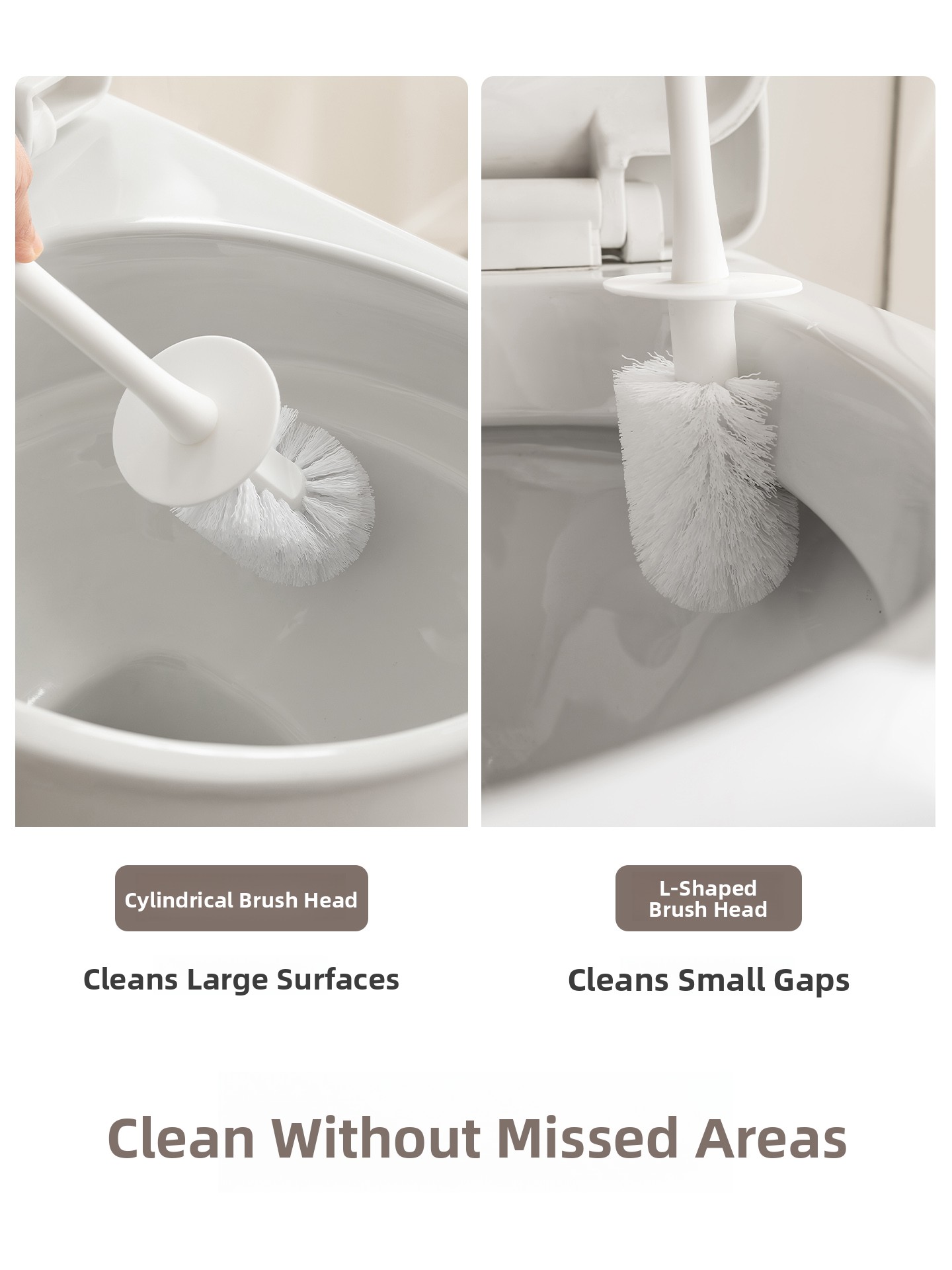Corner Toilet Brush Wall Mount - Home Needs Bathroom Cleaning recension och pris