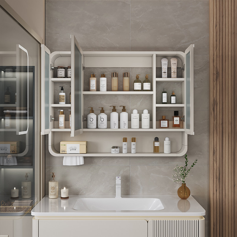Organizer Mirror Bathroom Cabi - Home Bathroom Shelf recension och pris