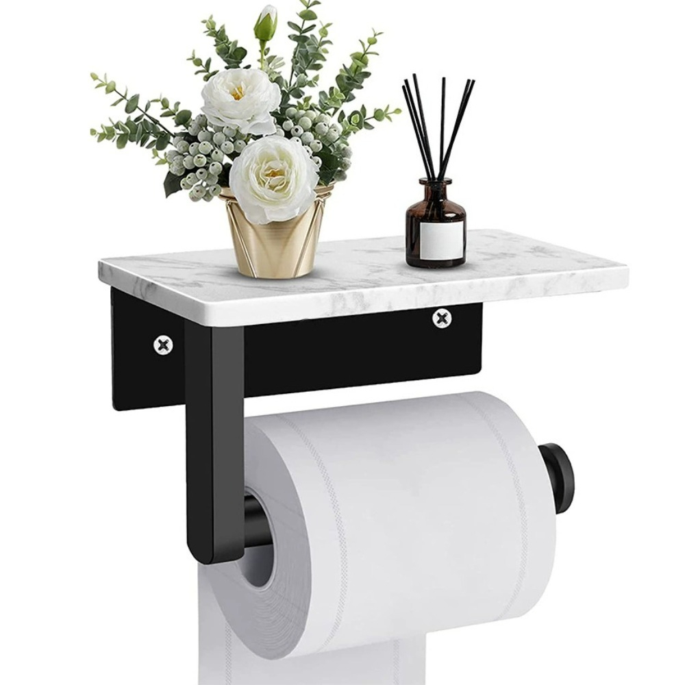 Marble Paper Storage Rack Meta - Home Bathroom Paper Towel Dispenser recension och pris