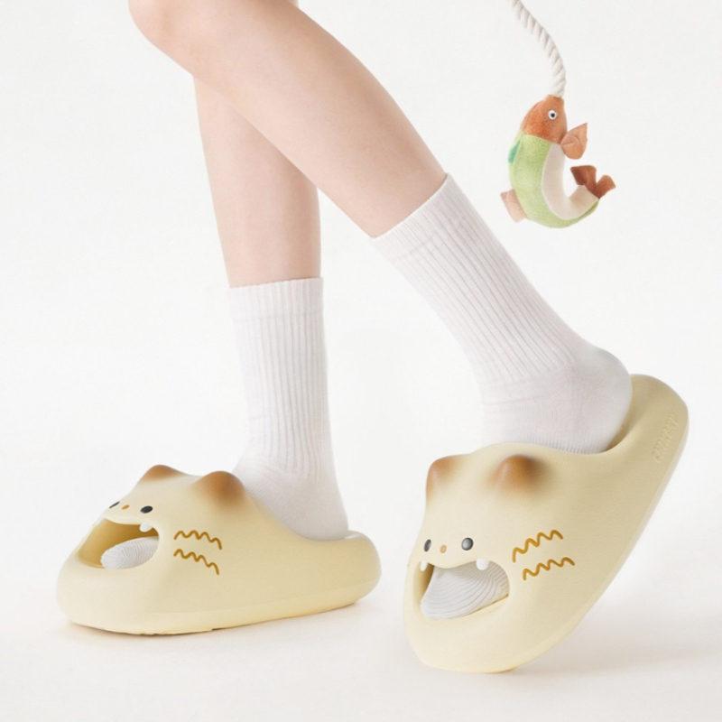 Funny Open Toe Cat Slippers wi - Your Home Bathroom recension och pris