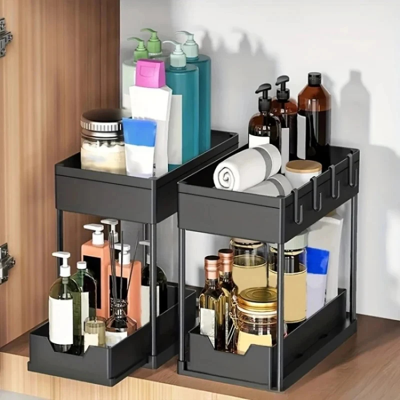 2 Tier Under Sink Sliding Orga - Home Goods Bathroom Cabinets recension och pris