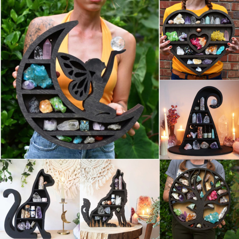 New Vintage Witch Hat Crystal  - Home Bathroom Shelf recension och pris