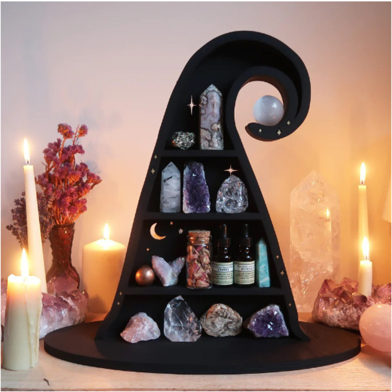 New Vintage Witch Hat Crystal  - Home Bathroom Shelf recension och pris
