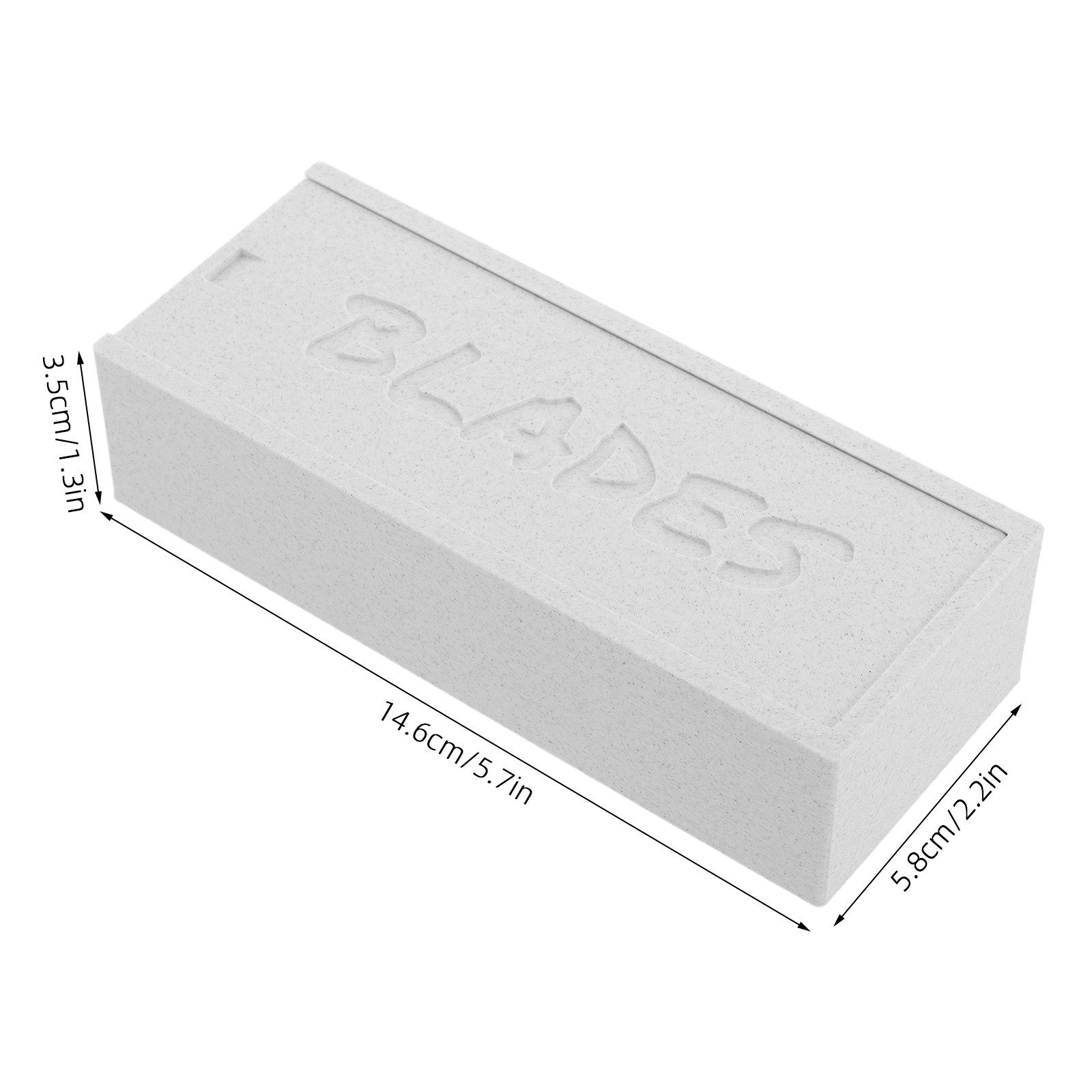 White Double Compartment Blade - Home One Bathroom recension och pris