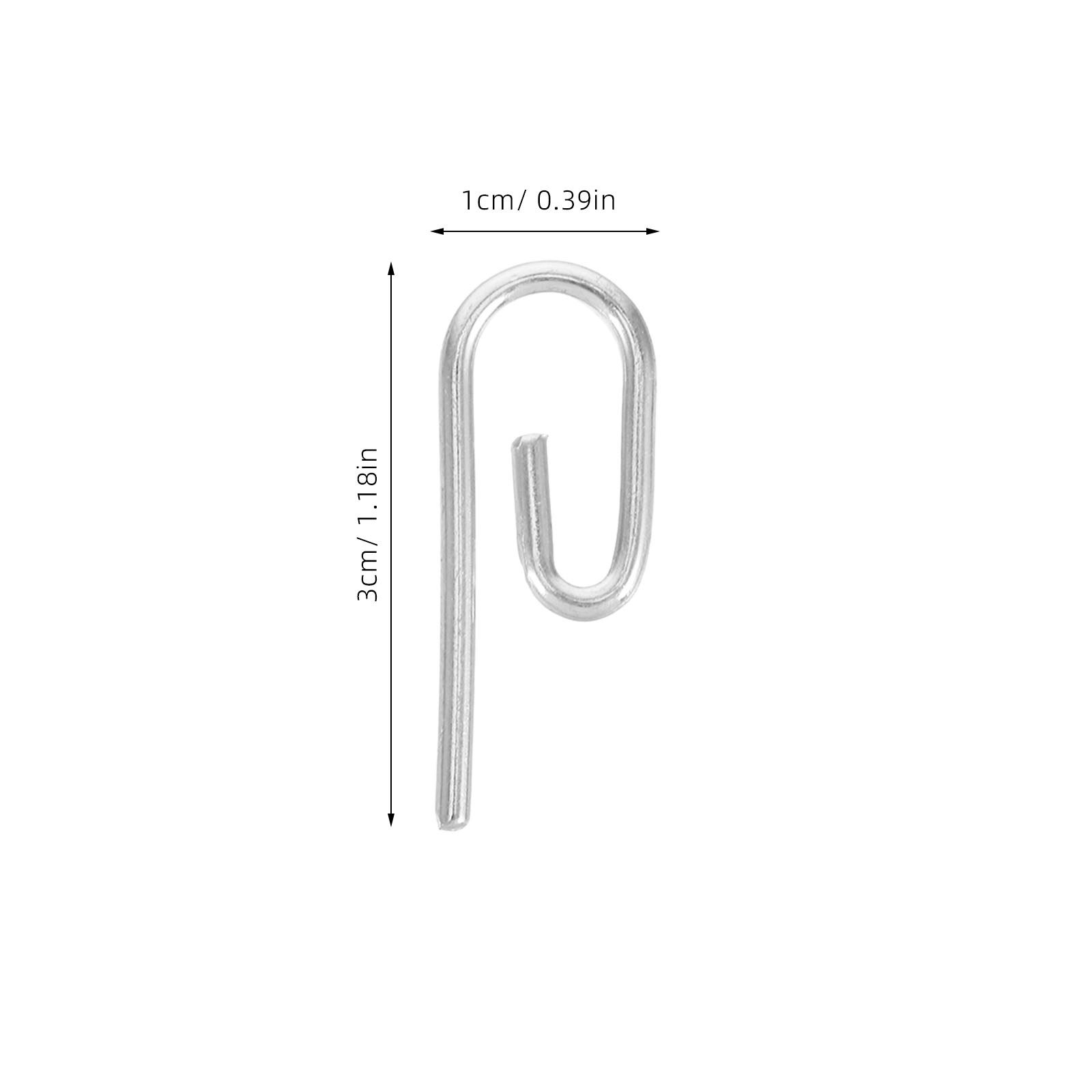 50Pcs Metal Curtain Hooks Prem - Home Bathroom Door recension och pris
