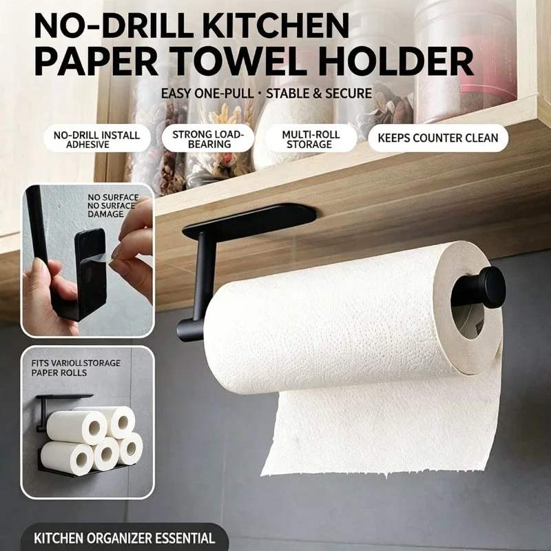Paper Roll Holder Towel Rack H - Home Bathroom Shelf recension och pris