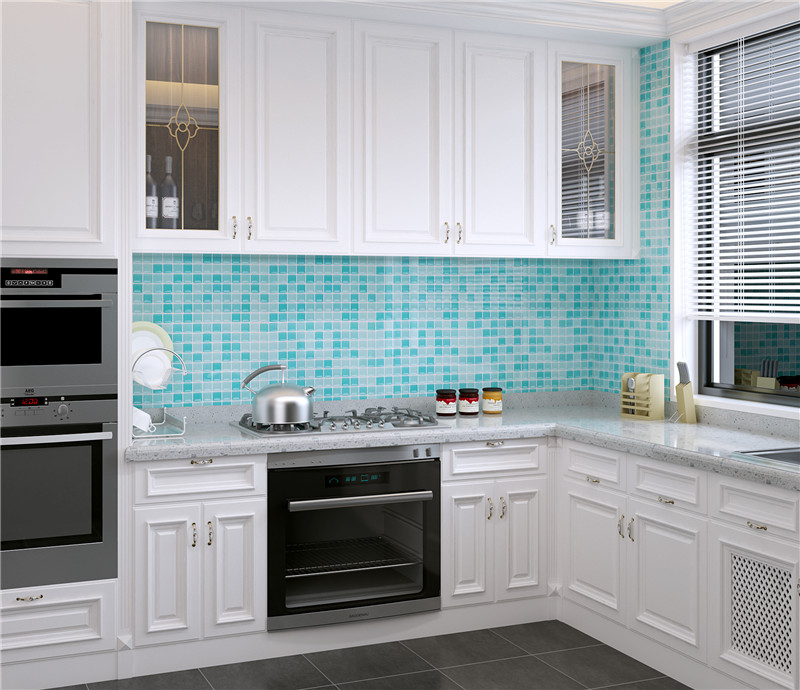 3D Mosaic Wall Mural Tile Stic - Home Bathroom Tiles Design recension och pris