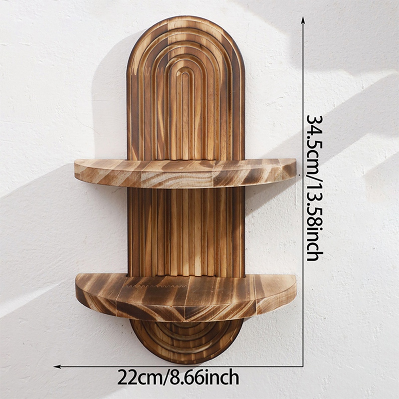Geometric Wall-Mounted Shelf R - Home Bathroom Shelf recension och pris