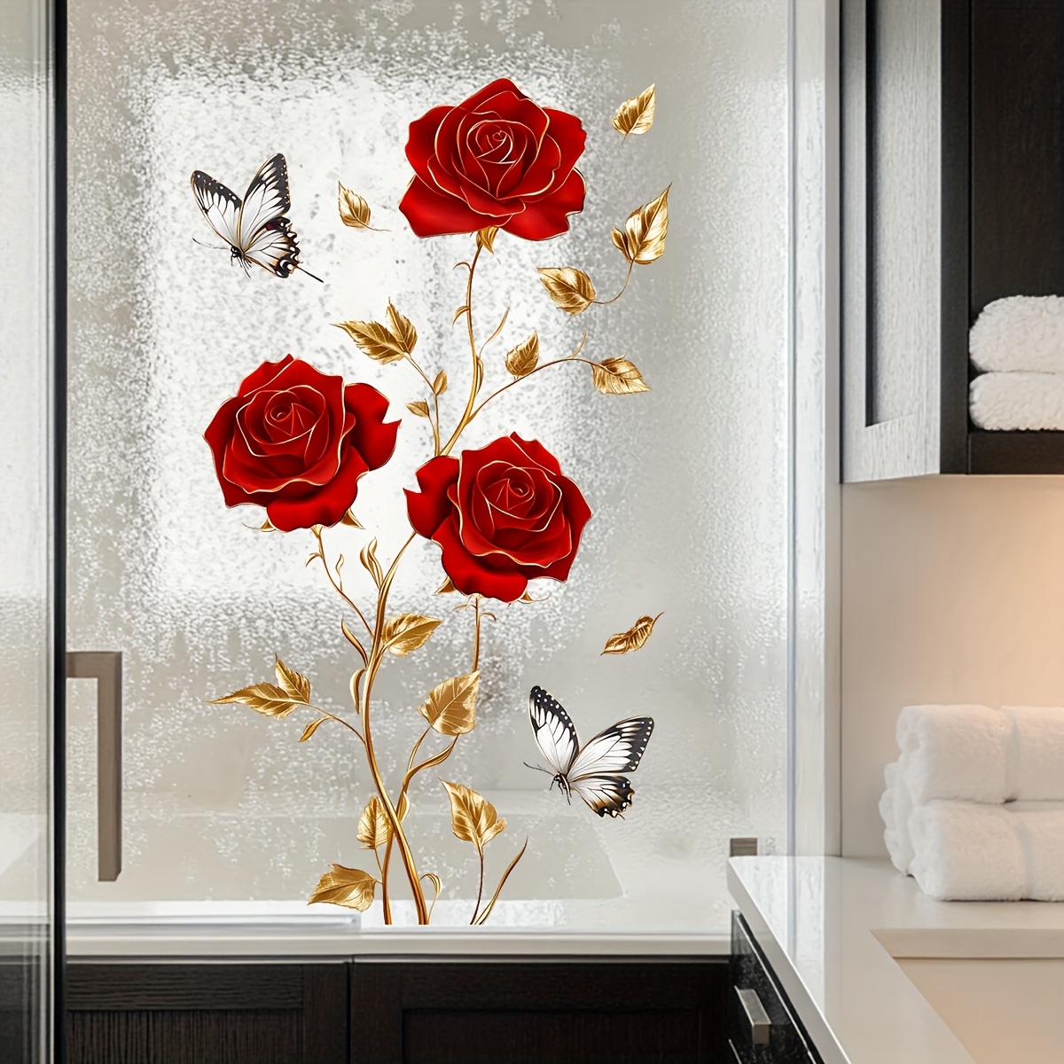 1Pc Charming and Romantic Red  - Home One Bathroom recension och pris