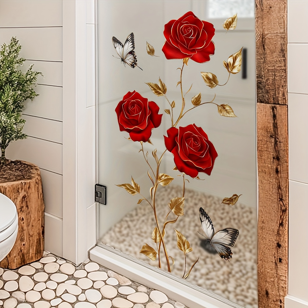1Pc Charming and Romantic Red  - Home One Bathroom recension och pris