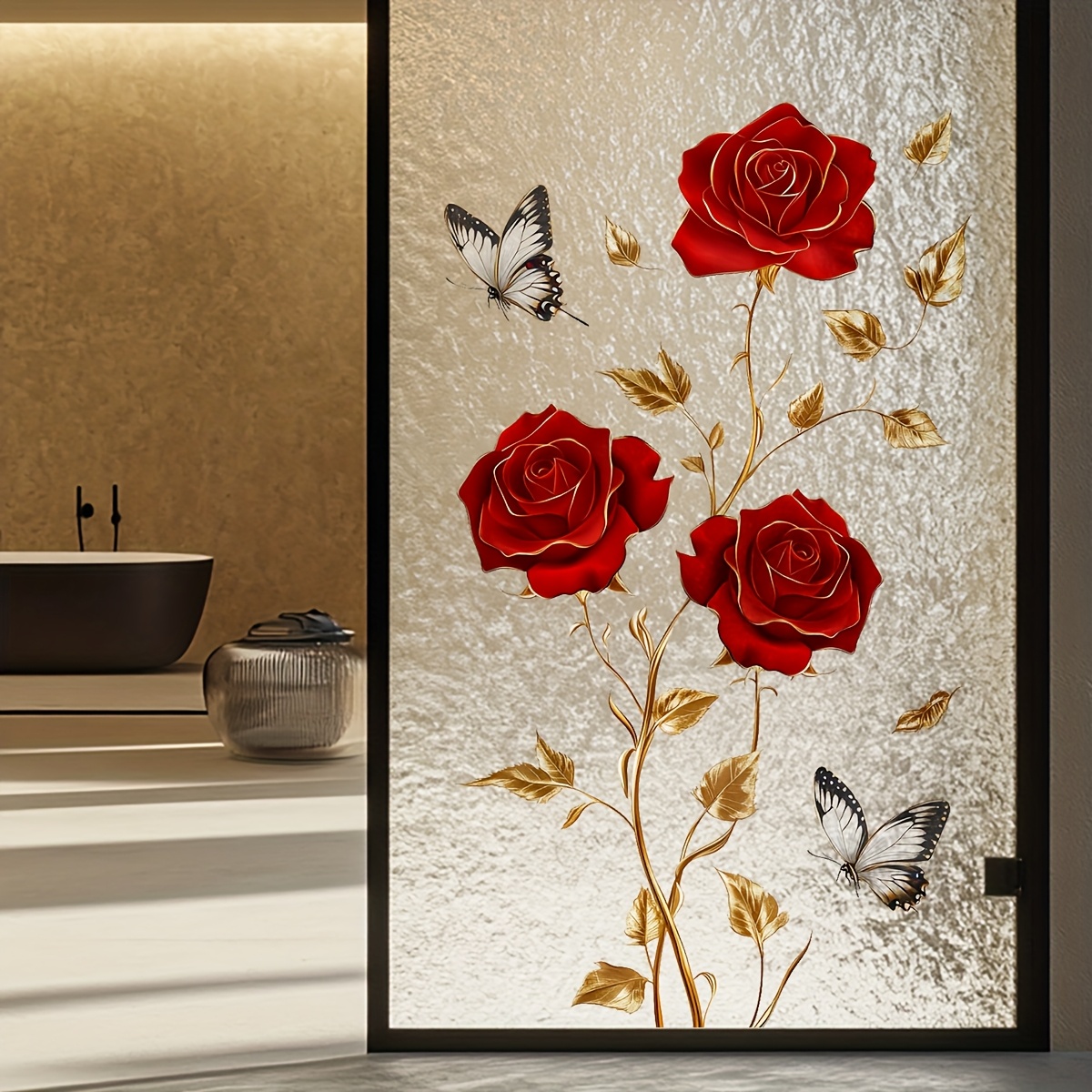 1Pc Charming and Romantic Red  - Home One Bathroom recension och pris