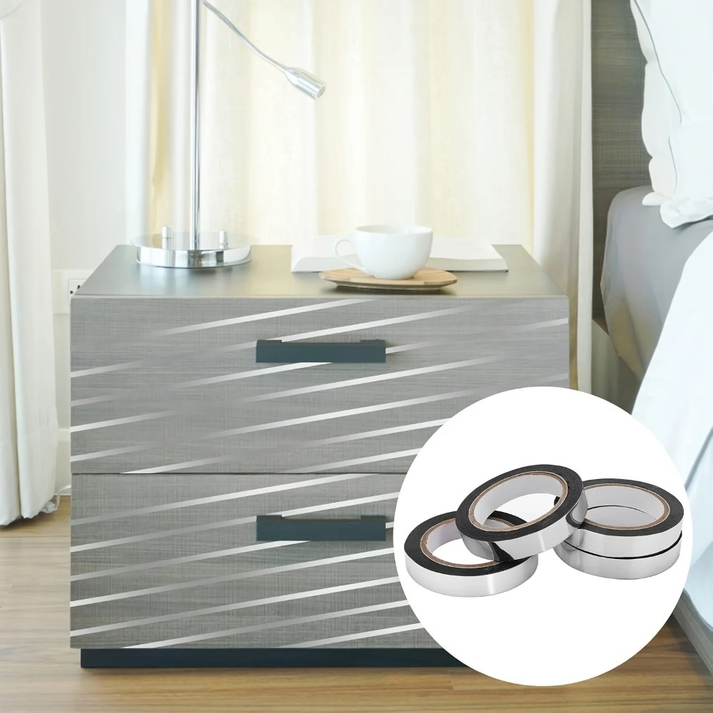 Silvery Metallic Mirror Tape,A - Home Theater Bathroom recension och pris