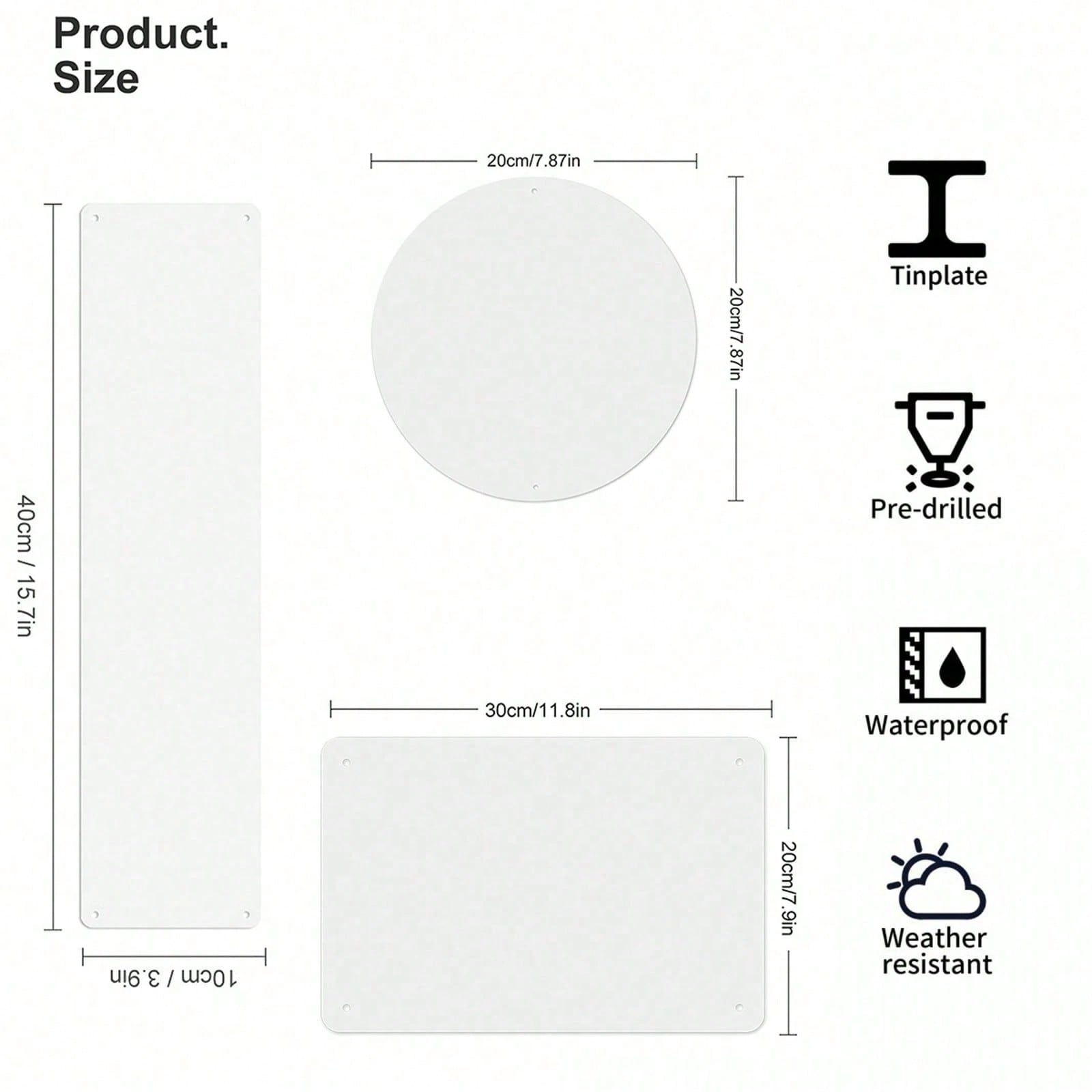2D Flat - 2D Plane, 1 Vintage  - Home Bathroom Door recension och pris