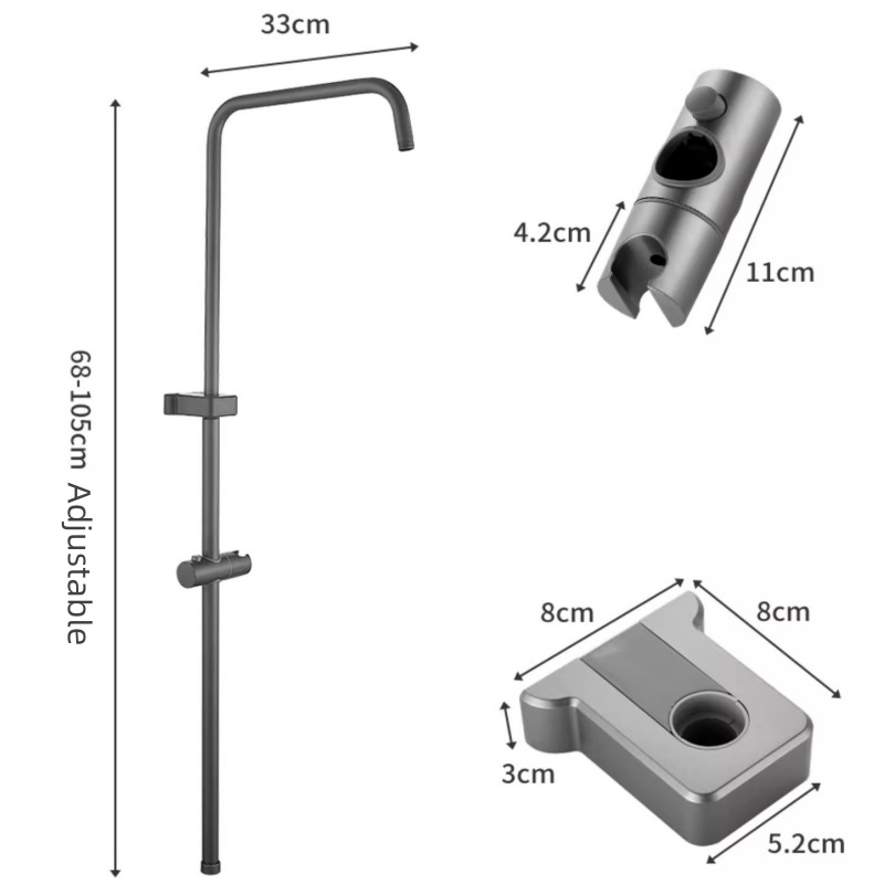 Stainless Steel Shower Adapter - Home Bathroom Taps recension och pris