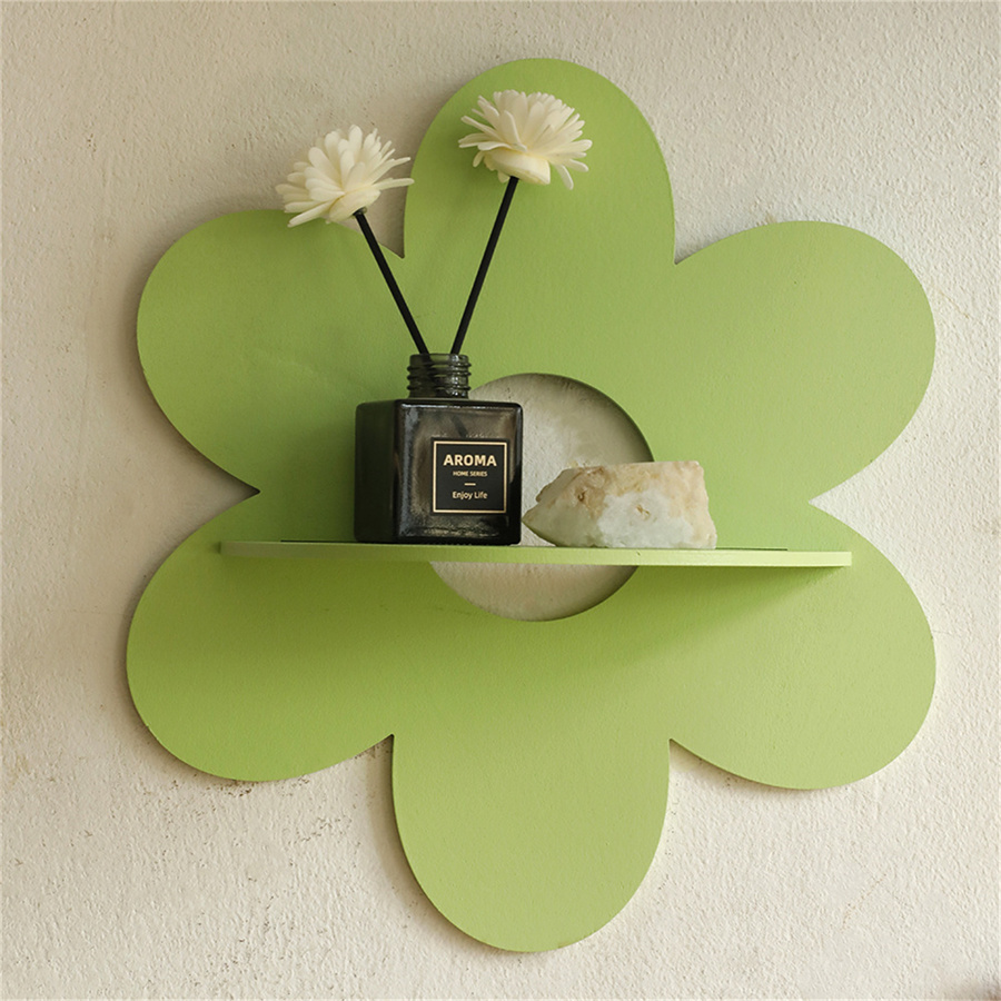 Flower Shape Wall Storage Hold - Home Bathroom Shelf recension och pris