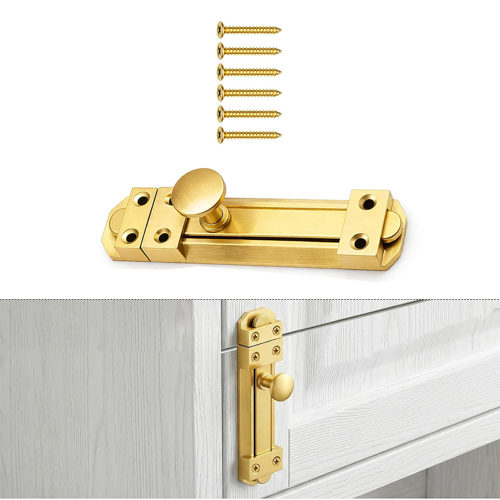 5 Inch Solid Brass Sliding Doo - Home Bathroom Door recension och pris