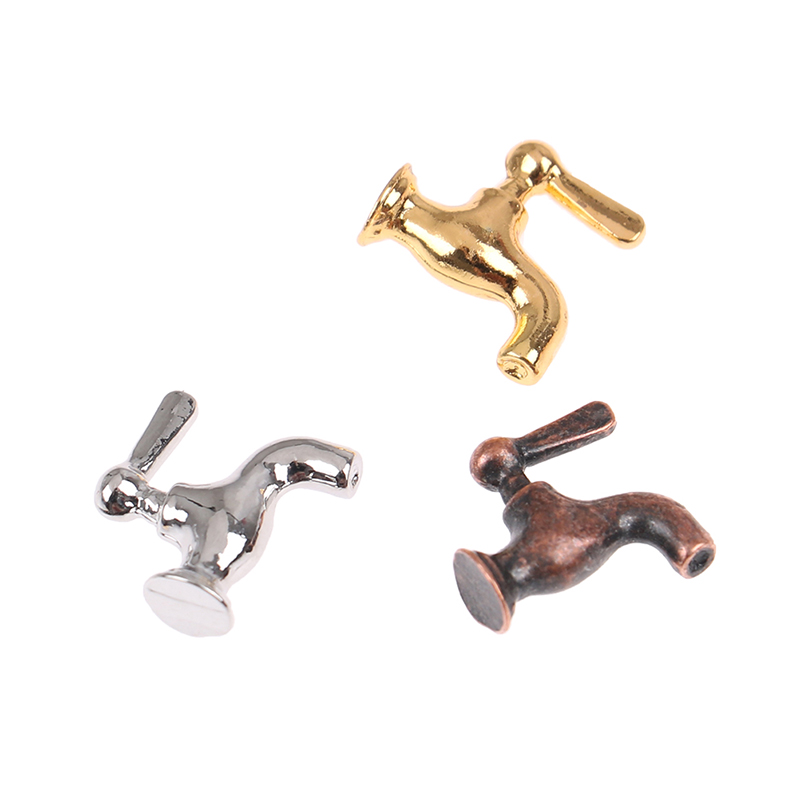 1/2/4/12PCS 1:12 Miniature Met - Home Bathroom Taps recension och pris