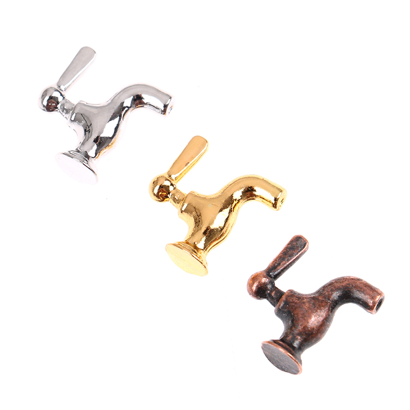 1/2/4/12PCS 1:12 Miniature Met - Home Bathroom Taps recension och pris
