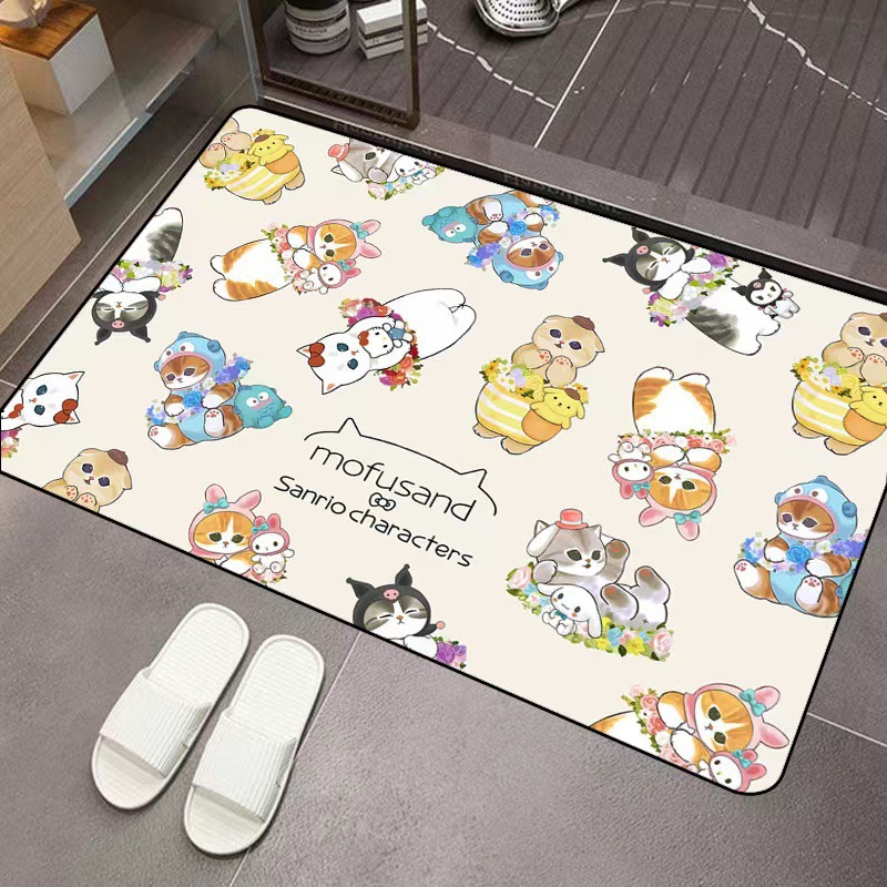 Mofusand Cartoon Diatom Mud Ab - Home Bathroom Door recension och pris