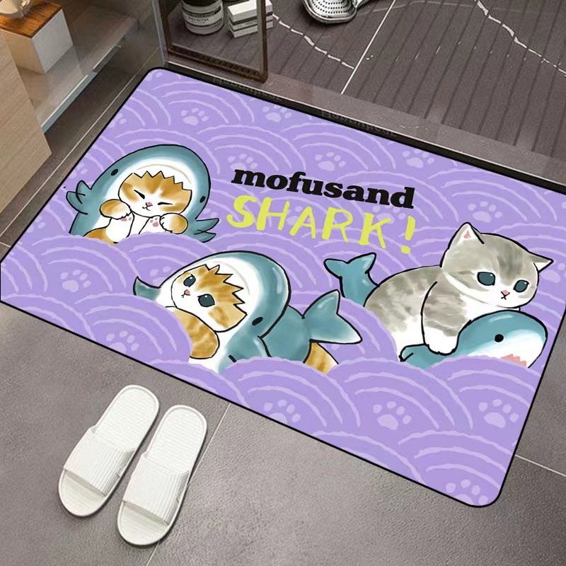 Mofusand Cartoon Diatom Mud Ab - Home Bathroom Door recension och pris
