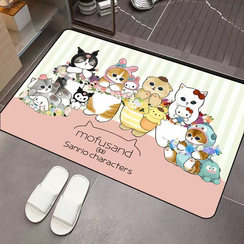 Mofusand Cartoon Diatom Mud Ab - Home Bathroom Door recension och pris