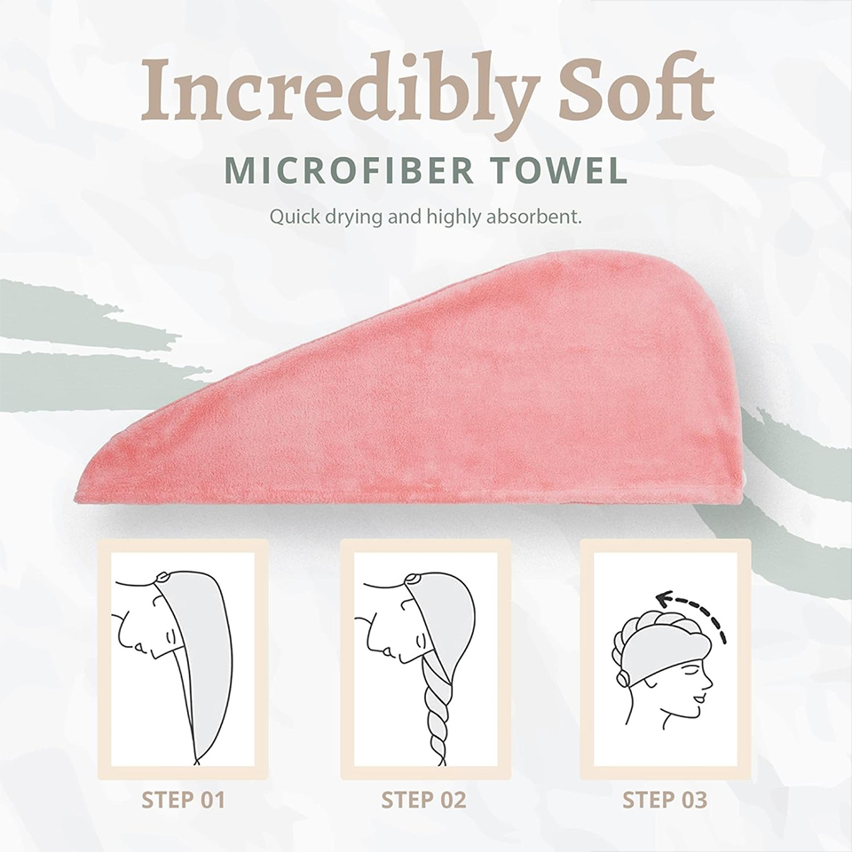 1PC Coral Fleece Hair Towel Wr - Home Bathroom Equipment recension och pris