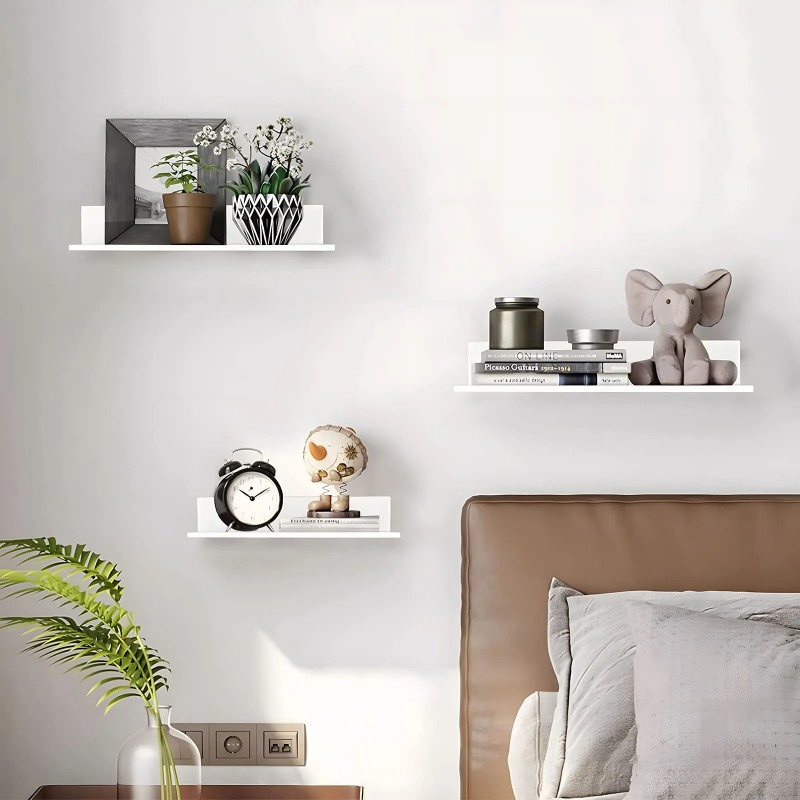 Metal Floating Shelves Wall Mo - Home Bathroom Shelf recension och pris