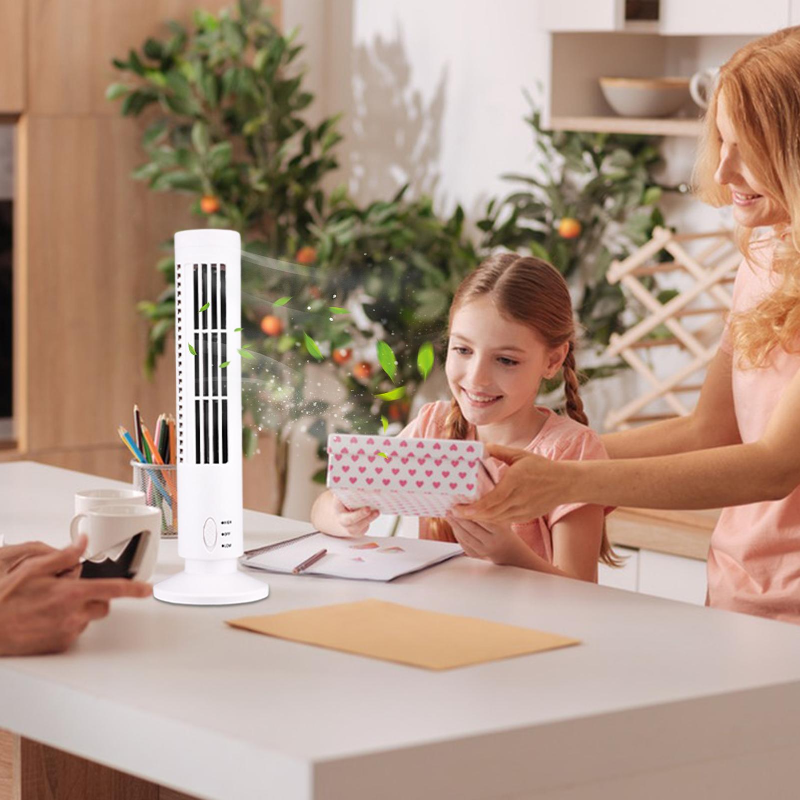 Bladeless Fan for Bedroom Plug - Home Bathroom Fan recension och pris