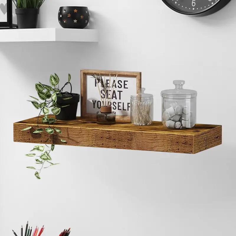 Durable Floating Wall Shelf wi - Home Bathroom Shelf recension och pris